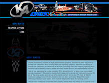 Tablet Screenshot of kineticanimation.com